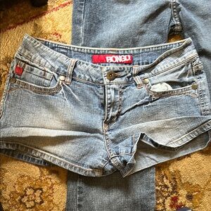 Bongo Denim Shorts size 7 y2k mcbling